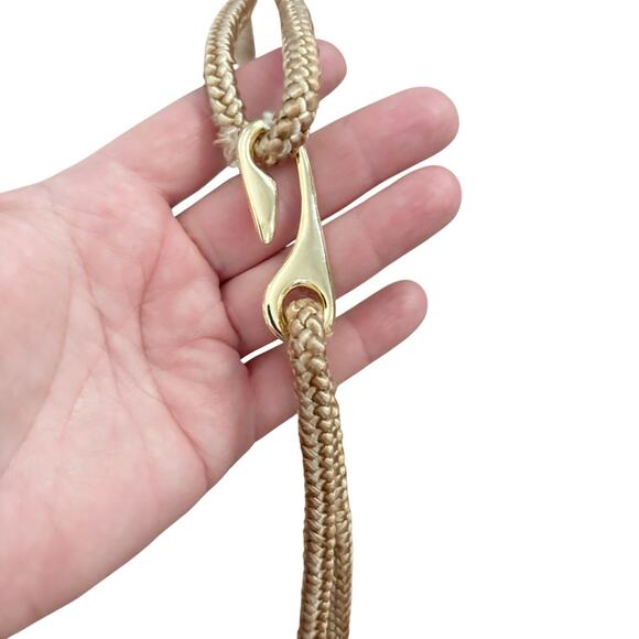 Vintage Rope Knot Belt Tan Ivory - Picture 5 of 5